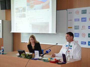 V prostorih IS GEN gostili novinarsko konferenco Primoža Kozmusa